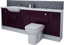 2100mm Aubergine Gloss